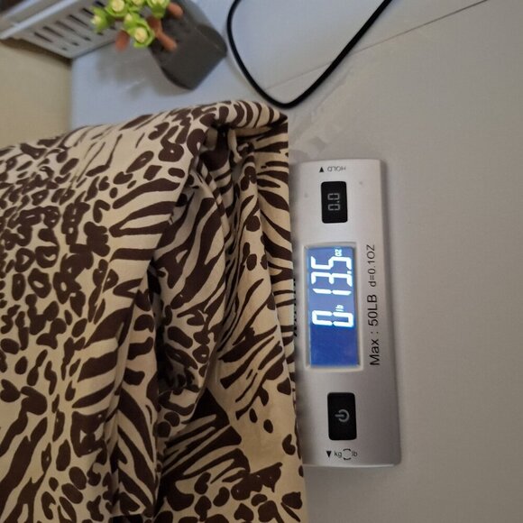 Ashley Stewart Womens Halter Neck Animal Dress Size 18W‎ Safari Summer Beachy - Picture 9 of 9